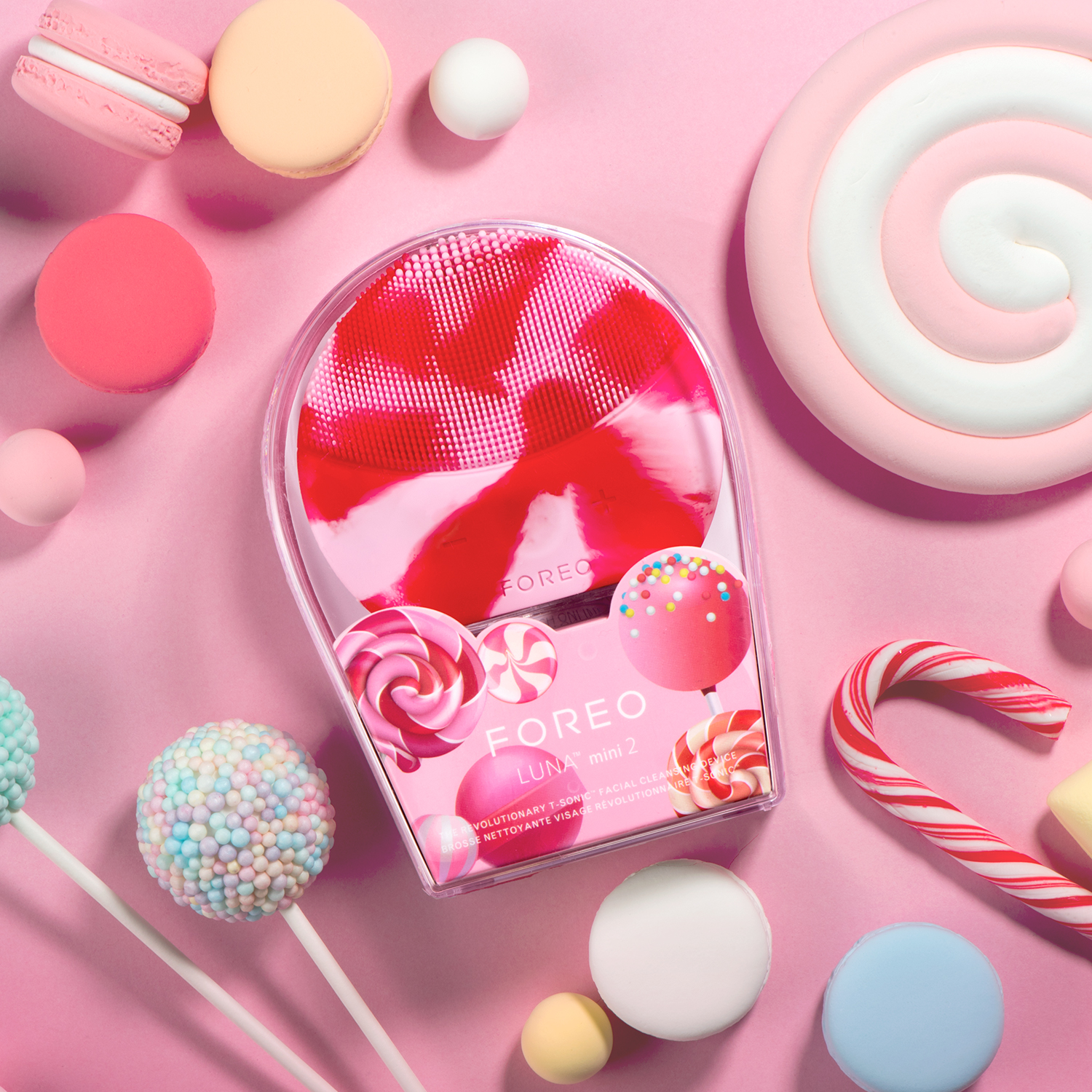 SWEET LIKE CANDY! COCCOLA LA TUA PELLE QUESTO NATALE CON GLI ESCLUSIVI LUNA mini 2 LOLLIPOP DI FOREO!
